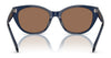 Ralph RA5324U Sunglasses | Size 56 / Shiny Transparent Green / Gradient Brown (Polarized) (3P 13.1%) №6206T5