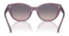 Ralph RA5324U Sunglasses | Size 56 / Shiny Transparent Green / Gradient Brown (Polarized) (3P 13.1%) №6206T5