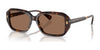 Ralph RA5325U Sunglasses | Size 55 / Shiny Dark Havana / Brown (3N 14.5%) №500373