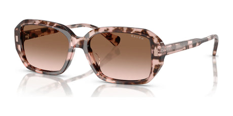 Ralph RA5325U Sunglasses Shiny Rose Havana / Gradient Brown