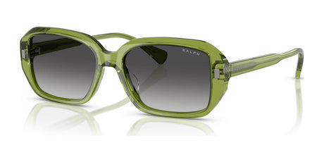 Ralph RA5325U Sunglasses Shiny Transparent Green / Gradient Grey