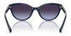 Ralph RA5326U Sunglasses | Size 55 / Shiny Black / Light Grey (2N 19%) №500187