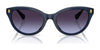 Ralph RA5326U Sunglasses | Size 55 / Shiny Black / Light Grey (2N 19%) №500187