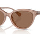 Shiny Opalescent Rose Beige