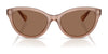 Ralph RA5326U Sunglasses | Size 55 / Shiny Black / Light Grey (2N 19%) №500187