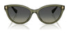 Ralph RA5326U Sunglasses | Size 55 / Shiny Black / Light Grey (2N 19%) №500187