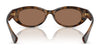 Ralph RA5327U Sunglasses | Size 55 / Shiny Dark Havana / Dark Brown (3N 9%) №614973