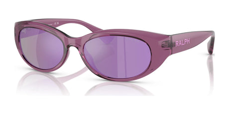 Ralph RA5327U Sunglasses Shiny Transparent Violet / Grey Mirror Violet