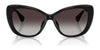 Ralph RA5329U Sunglasses | Size 56 / Shiny Black / Grey Gradient (3N 13.2%) №50018G