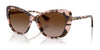 Ralph RA5329U Sunglasses | Size 56 / Shiny Pink Havana / Brown Gradient (3N 10.7%) №605813