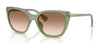 Ralph RA5330U Sunglasses | Size 56 / Shiny Milky Green / Light Brown Gradient (2N 32%) №627813