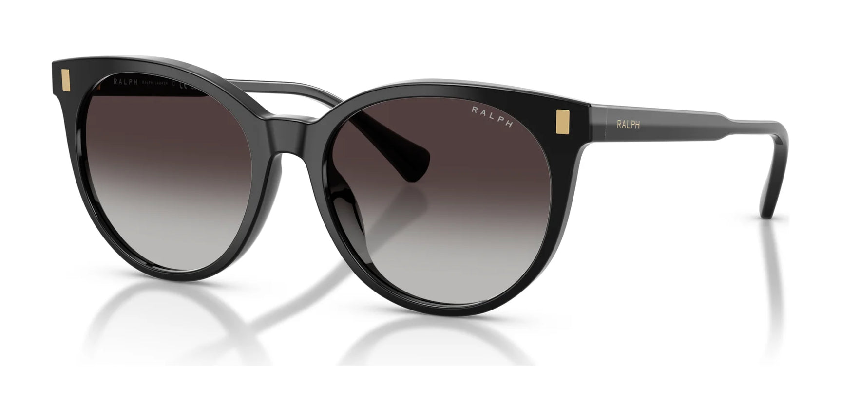 Ralph RA5331U Sunglasses Shiny Black / Grey Gradient