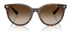 Ralph RA5331U Sunglasses | Size 55 / Shiny Black / Grey Gradient (3N 13.2%) №50018G