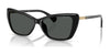 Ralph RA5332U Sunglasses | Size 56 / Shiny Black / Light Grey (3N 11%) №500187
