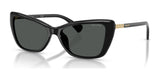 Ralph RA5332U Sunglasses Shiny Black / Light Grey