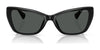 Ralph RA5332U Sunglasses | Size 56 / Shiny Black / Light Grey (3N 11%) №500187