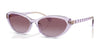Ralph RA5338U Sunglasses | Size 56 / Transparent Violet / Violet Gradient (2N 23.0%) №57468H