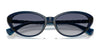 Ralph RA5338U Sunglasses | Size 56 / Dark Transparent Blue / Azure Gradient Blue (2N 25%) №62854L