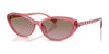 Ralph RA5338U Sunglasses | Size 56 / Milky Peach / Rose Gradient (2N 27%) №628614