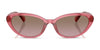 Ralph RA5338U Sunglasses | Size 56 / Dark Transparent Blue / Azure Gradient Blue (2N 25%) №62854L