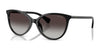 Ralph RA5339U Sunglasses | Size 57 / Shiny Black / Gradient Grey (3N 13.2%) №50018G