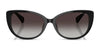 Ralph RA5340U Sunglasses | Size 56 / Shiny Dark Havana / Gradient Brown (3N 10.7%) №500313