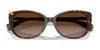 Ralph RA5340U Sunglasses | Size 56 / Shiny Dark Havana / Gradient Brown (3N 10.7%) №500313