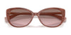 Ralph RA5340U Sunglasses | Size 56 / Shiny Dark Havana / Gradient Brown (3N 10.7%) №500313