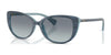 Ralph RA5340U Sunglasses | Size 56 / Striped Blue / Gradient Blue (2N 35%) №629219