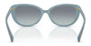 Ralph RA5340U Sunglasses | Size 56 / Shiny Dark Havana / Gradient Brown (3N 10.7%) №500313