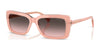Ralph RA5342U Sunglasses | Size 56 / Peach Transparent / Grey (2N 21%) №629646