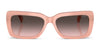Ralph RA5342U Sunglasses | Size 56 / Beige On Transparent / Gradient Brown (3N 16%) №630013