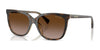 Ralph RA5343U Sunglasses | Size 55 / Dark Havana On Transparent / Gradient Brown (3N 10.7%) №629413