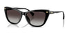 Ralph RA5346U Sunglasses | Size 57 / Shiny Black / Grey Gradient (3N 13.2%) №50018G