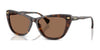Ralph RA5346U Sunglasses | Size 57 / Shiny Dark Havana / Brown (3N 14.5%) №500373