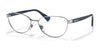 Ralph RA6048 Eyeglasses | Size 53 / Shiny Silver №9001