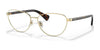 Ralph RA6049 Eyeglasses | Size 53 / Shiny Gold №9004
