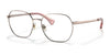 Ralph RA6051 Eyeglasses | Size 54 / Shiny Rose Gold №9336