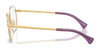 Ralph RA6051 Eyeglasses | Size 54 / Shiny Rose Gold №9336