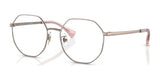 Ralph RA6052 Eyeglasses Shiny Rose Gold