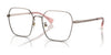 Ralph RA6053 Eyeglasses | Size 55 / Shiny Rose Gold №9427