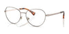 Ralph RA6054 Eyeglasses | Size 54 / Shiny Rose Gold №9336