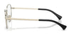 Ralph RA6054 Eyeglasses | Size 54 / Shiny Pale Gold №9443