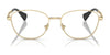Ralph RA6057 Eyeglasses / Shiny Pale Gold №9116 / Size 52
