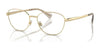 Ralph RA6057 Eyeglasses / Shiny Pale Gold №9462 / Size 54