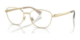 Ralph RA6057 Eyeglasses Shiny Pale Gold