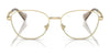 Ralph RA6057 Eyeglasses / Shiny Pale Gold №9116 / Size 52