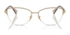 Ralph RA6059 Eyeglasses / Shiny Gold №9443 / Size 54