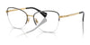 Ralph RA6061 Eyeglasses / Shiny Black №9443 / Size 53