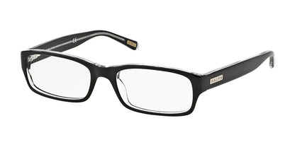 Ralph RA7018 Eyeglasses Shiny Black On Crystal